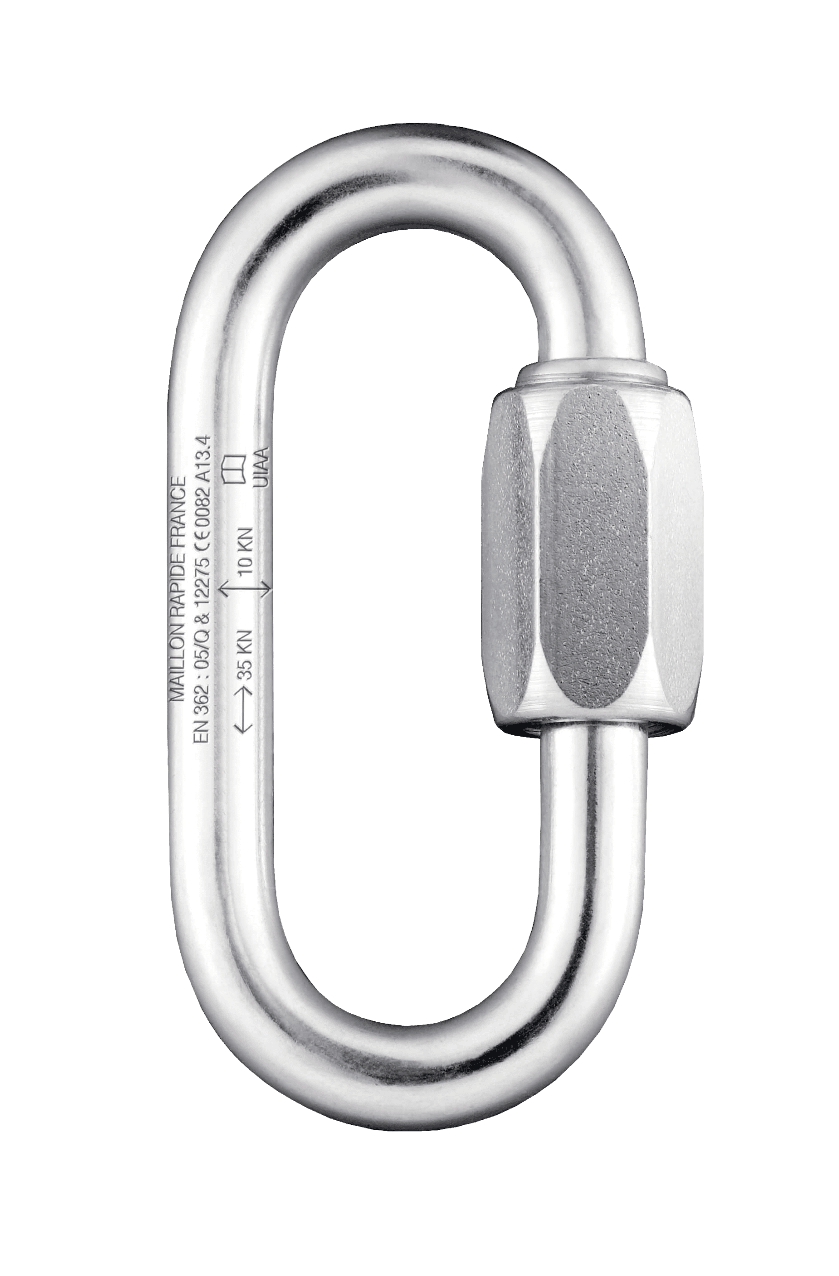 Maillon symétrique avec verrouillage à vis permanent
